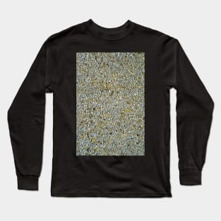 70s Style Retro Pebble Dash Backgound Texture Long Sleeve T-Shirt